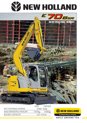 Excavadoras de orugas New Holland E 70 B SR