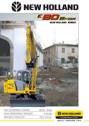 Excavadoras de orugas New Holland E 80 B MSR