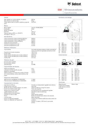 Excavadoras de orugas Bobcat E 80