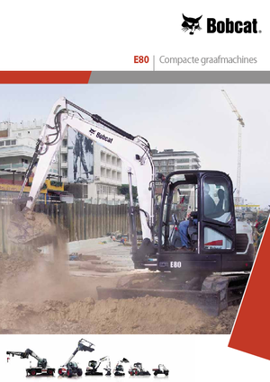 Excavadoras de orugas Bobcat E 80