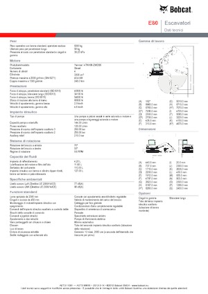 Excavadoras de orugas Bobcat E 80