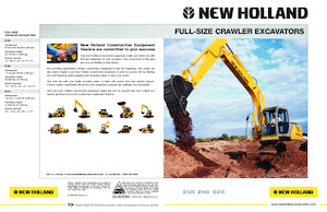Excavadoras de orugas New Holland E160