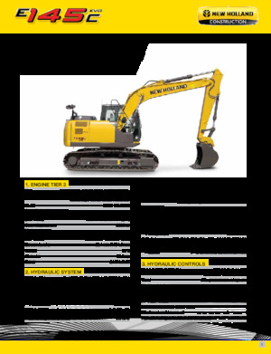 Excavadoras de orugas New Holland E145C EVO