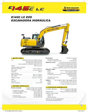 Excavadoras de orugas New Holland E145C EVO
