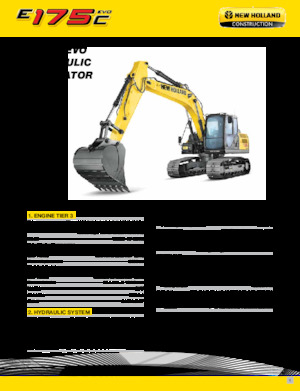 Excavadoras de orugas New Holland E175C EVO