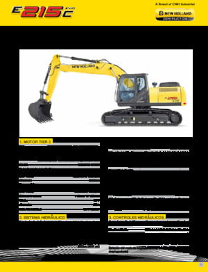 Excavadoras de orugas New Holland E215C EVO