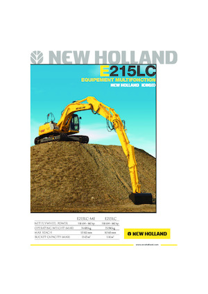 Excavadoras de orugas New Holland E215LC-ME
