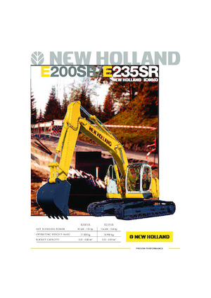 Excavadoras de orugas New Holland E235SR