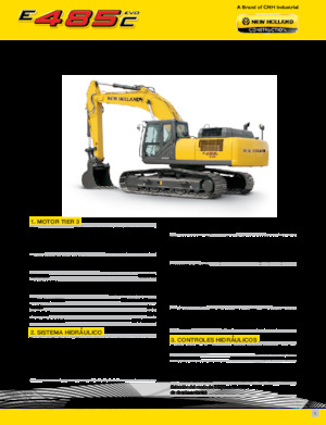 Excavadoras de orugas New Holland E485C EVO