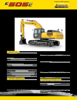 Excavadoras de orugas New Holland E505C EVO