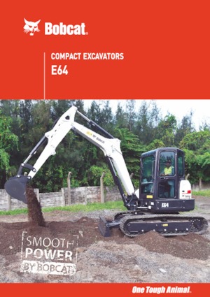 Excavadoras de orugas Bobcat E64
