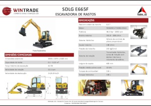 Excavadoras de orugas SDLG E665F