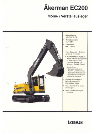 Excavadoras de orugas Akerman-Volvo EC 200