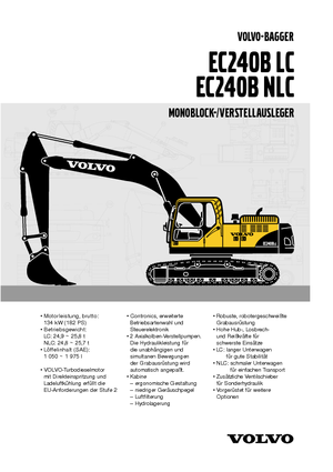 Excavadoras de orugas Volvo EC240BLC