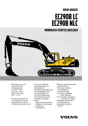 Excavadoras de orugas Volvo EC290BNLC