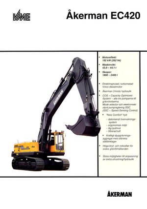 Excavadoras de orugas Akerman-Volvo EC 420