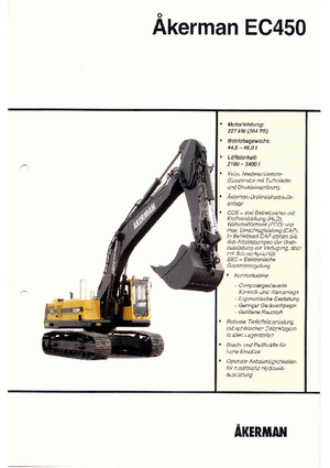 Excavadoras de orugas Akerman-Volvo EC 450