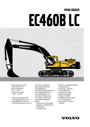 Excavadoras de orugas Volvo EC460BLC