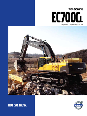 Excavadoras de orugas Volvo EC700CL