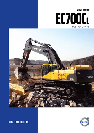 Excavadoras de orugas Volvo EC700CLD