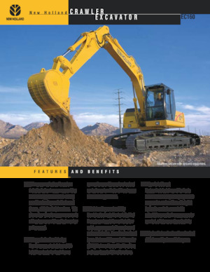 Excavadoras de orugas New Holland EC160