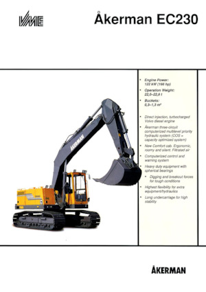 Excavadoras de orugas Akerman-Volvo EC230
