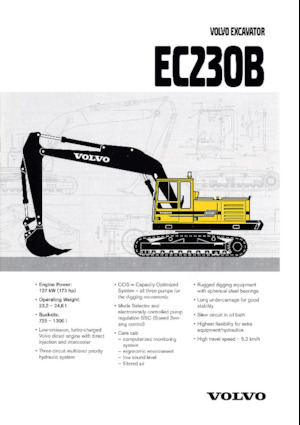 Excavadoras de orugas Volvo EC230B
