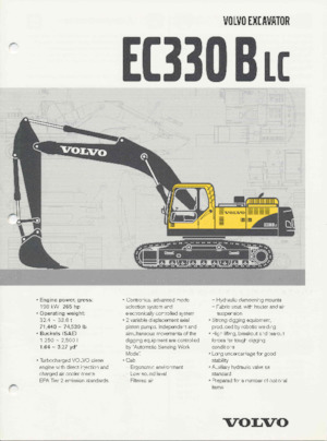 Excavadoras de orugas Volvo EC330B LC