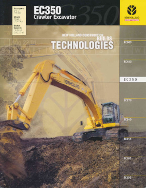Excavadoras de orugas New Holland EC350