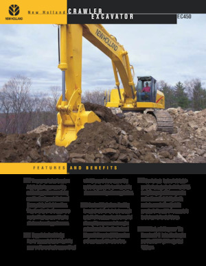 Excavadoras de orugas New Holland EC450