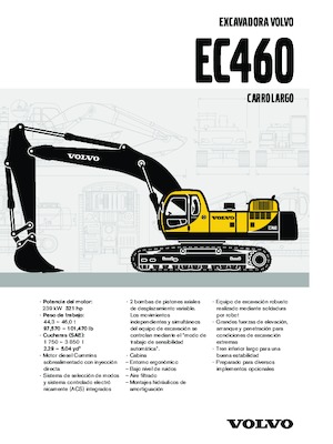 Excavadoras de orugas Volvo EC460LC