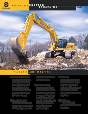 Excavadoras de orugas New Holland EC600