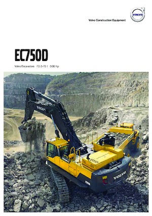 Excavadoras de orugas Volvo EC750D