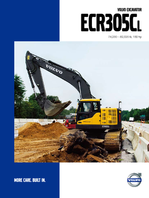 Excavadoras de orugas Volvo ECR305CL