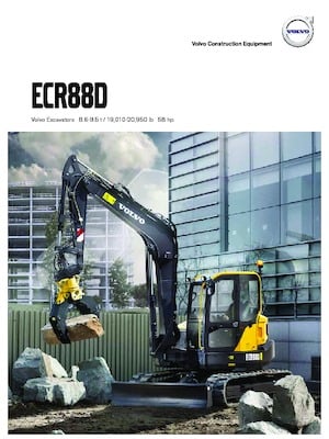 Excavadoras de orugas Volvo ECR88D