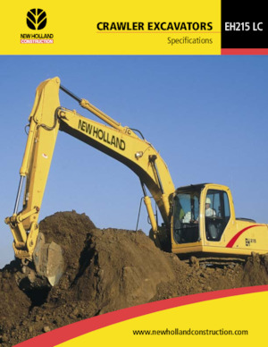 Excavadoras de orugas New Holland EH215 LC