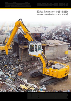 Manipuladores de materiales Liebherr ER 934 C Litronic