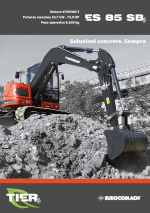 Excavadoras de orugas Eurocomach ES 85 SB 4