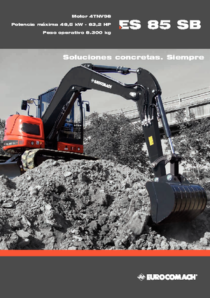 Excavadoras de orugas Eurocomach ES 85 SB