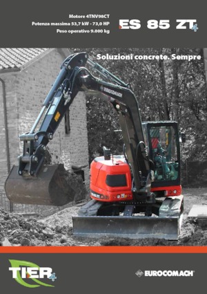 Excavadoras de orugas Eurocomach ES 85 ZT 4