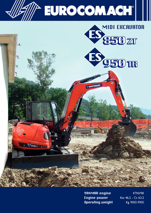 Excavadoras de orugas Eurocomach ES 850 ZT