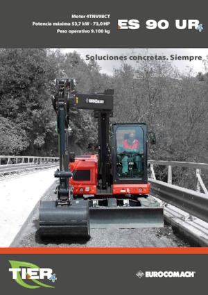 Excavadoras de orugas Eurocomach ES 90 UR 4