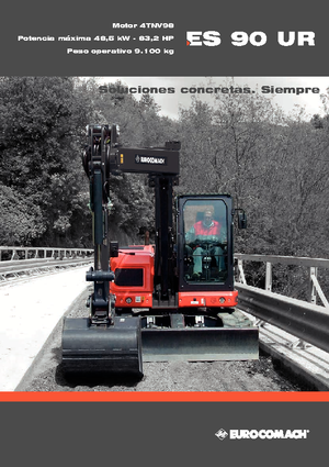 Excavadoras de orugas Eurocomach ES 90 UR