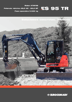 Excavadoras de orugas Eurocomach ES 95 TR