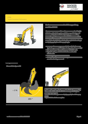 Excavadoras de orugas Wacker Neuson ET65