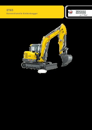 Excavadoras de orugas Wacker Neuson ET65