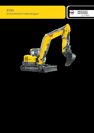 Excavadoras de orugas Wacker Neuson ET90