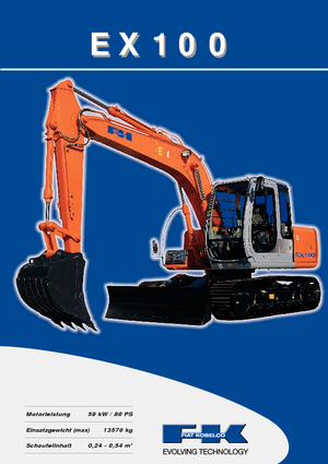 Excavadoras de orugas Fiat Kobelco EX 100.5