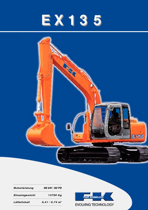 Excavadoras de orugas Fiat Kobelco EX 135 M