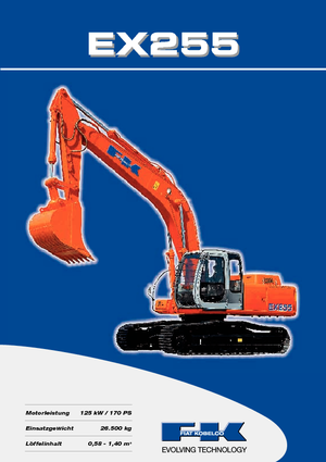 Excavadoras de orugas Fiat Kobelco EX 255 ELM